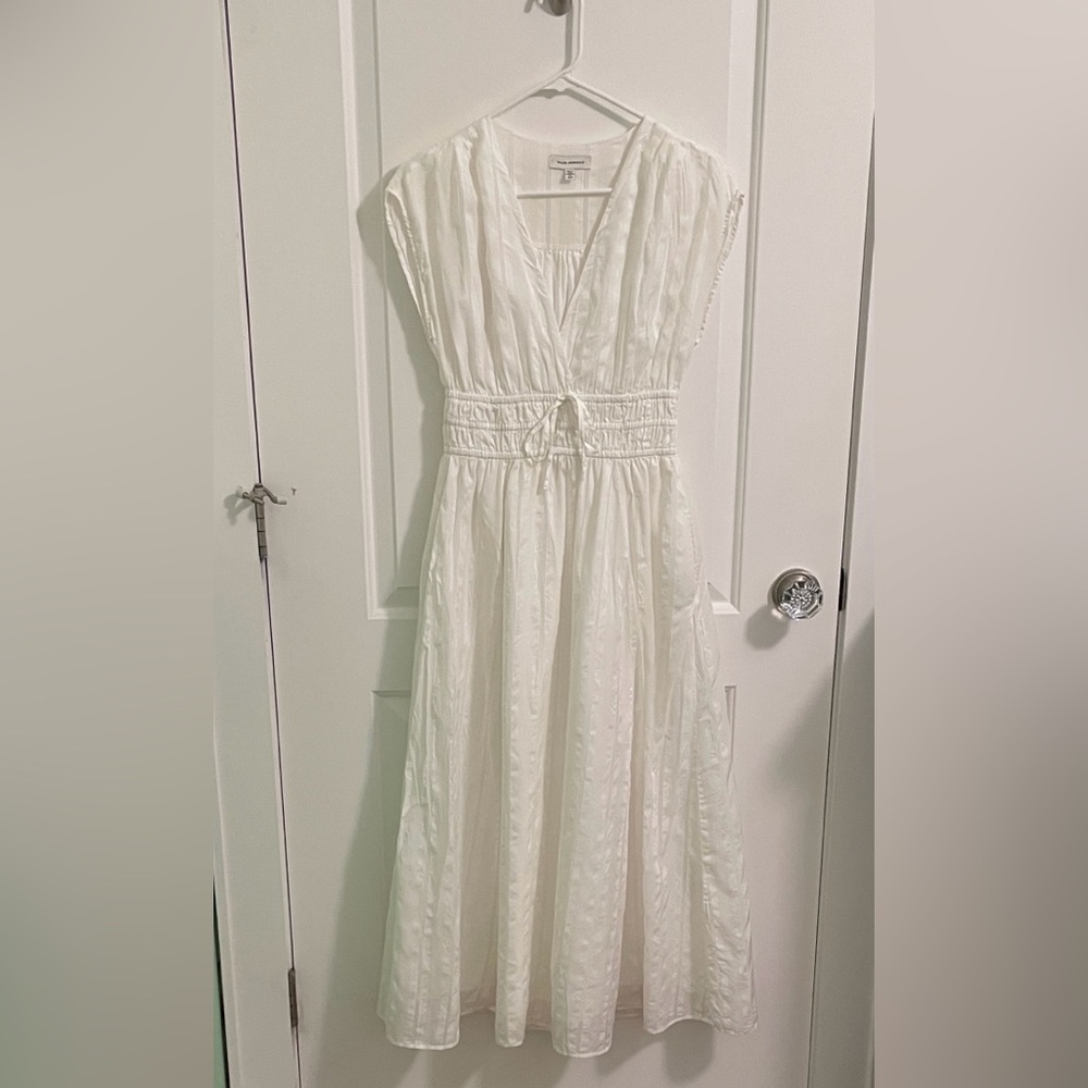 Club Monaco White Midi Dress - Picture 3 of 7